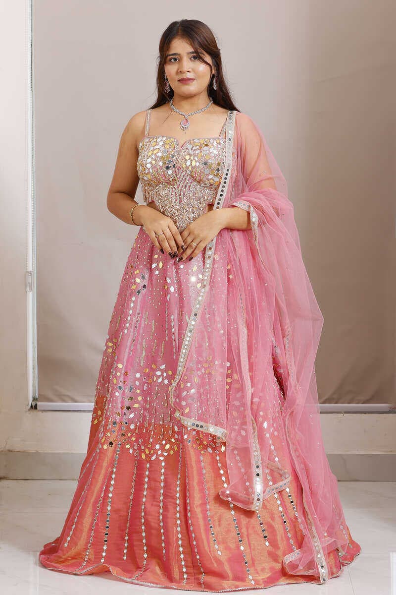 Pink Ombre Creation Lehenga